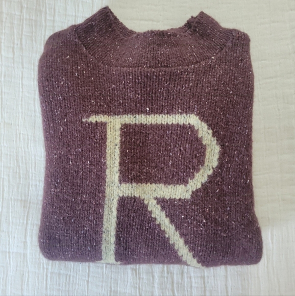 Sweaters - THE WIZARDING WORLD OF HARRY POTTER 'R' Initial Ron Weasley Christmas Sweater